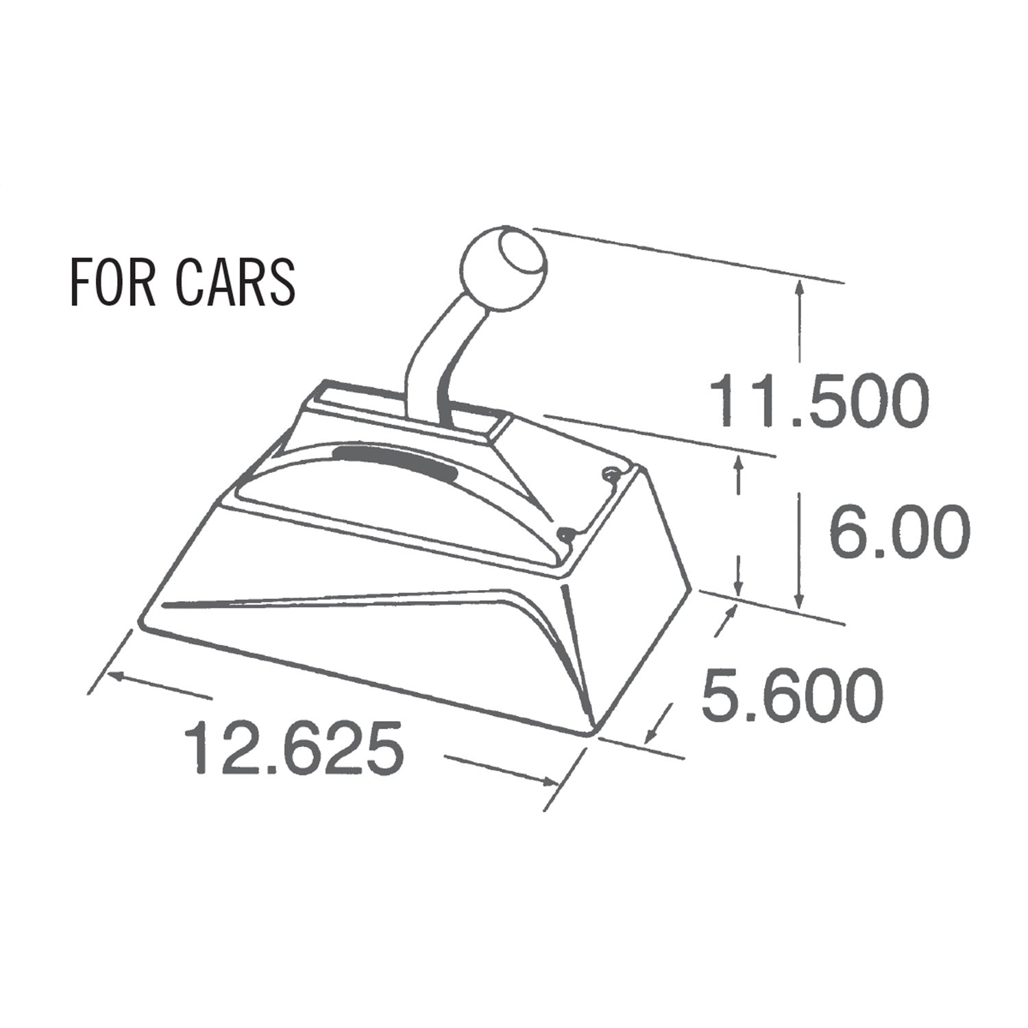 Hurst Shifters V-Matic 3 Shifter Automatic Floor Mount Forward Pattern - 5 ft Cable