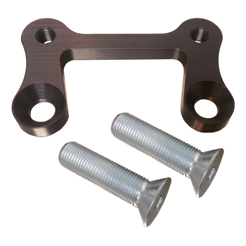 Triple X Brake Caliper Bracket - Front - Black Anodized - 10-1/8" Rotor - 3-1/4" Lug Mount Calipers