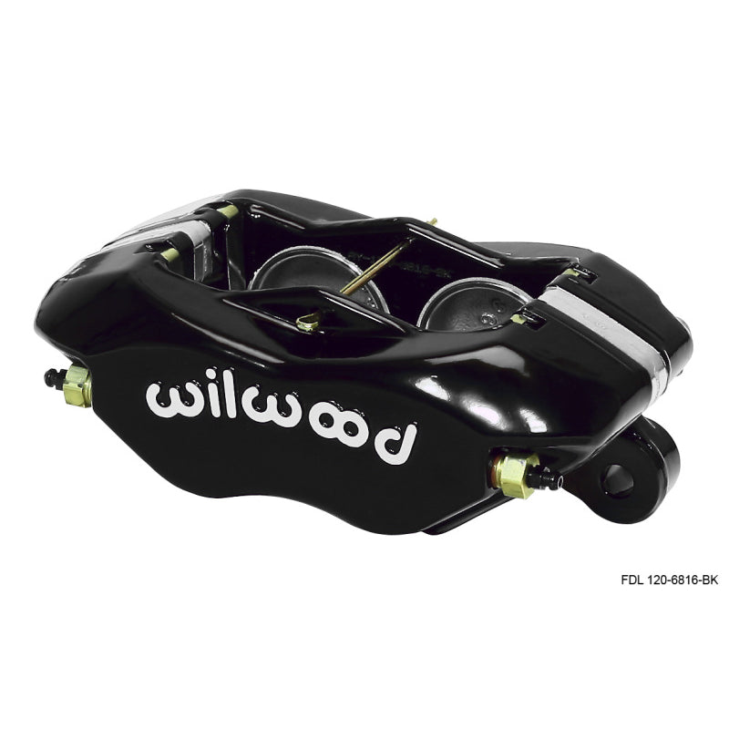 Wilwood Forged Billet Dynalite Caliper - 13.06" OD x 0.830" Thick Rotor - 5.250" Lug Mount - Black
