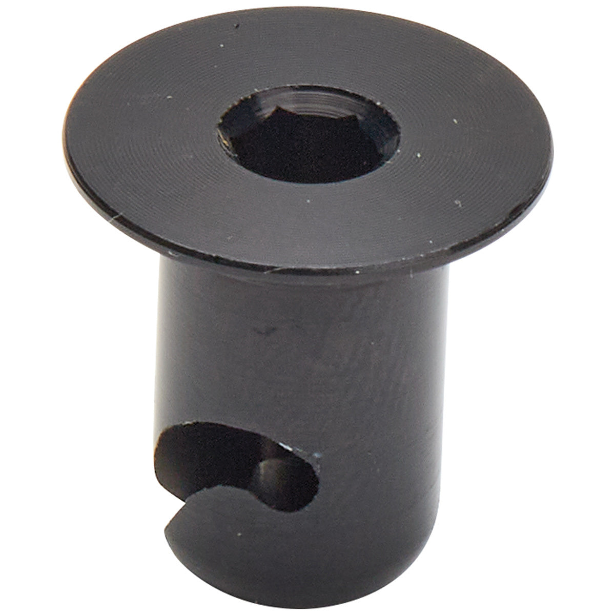 Allstar Performance Flush Head Aluminum Quick Turn Fastener - Hex Drive - 7/16 x 0.500 in Body - Black (Set of 10)