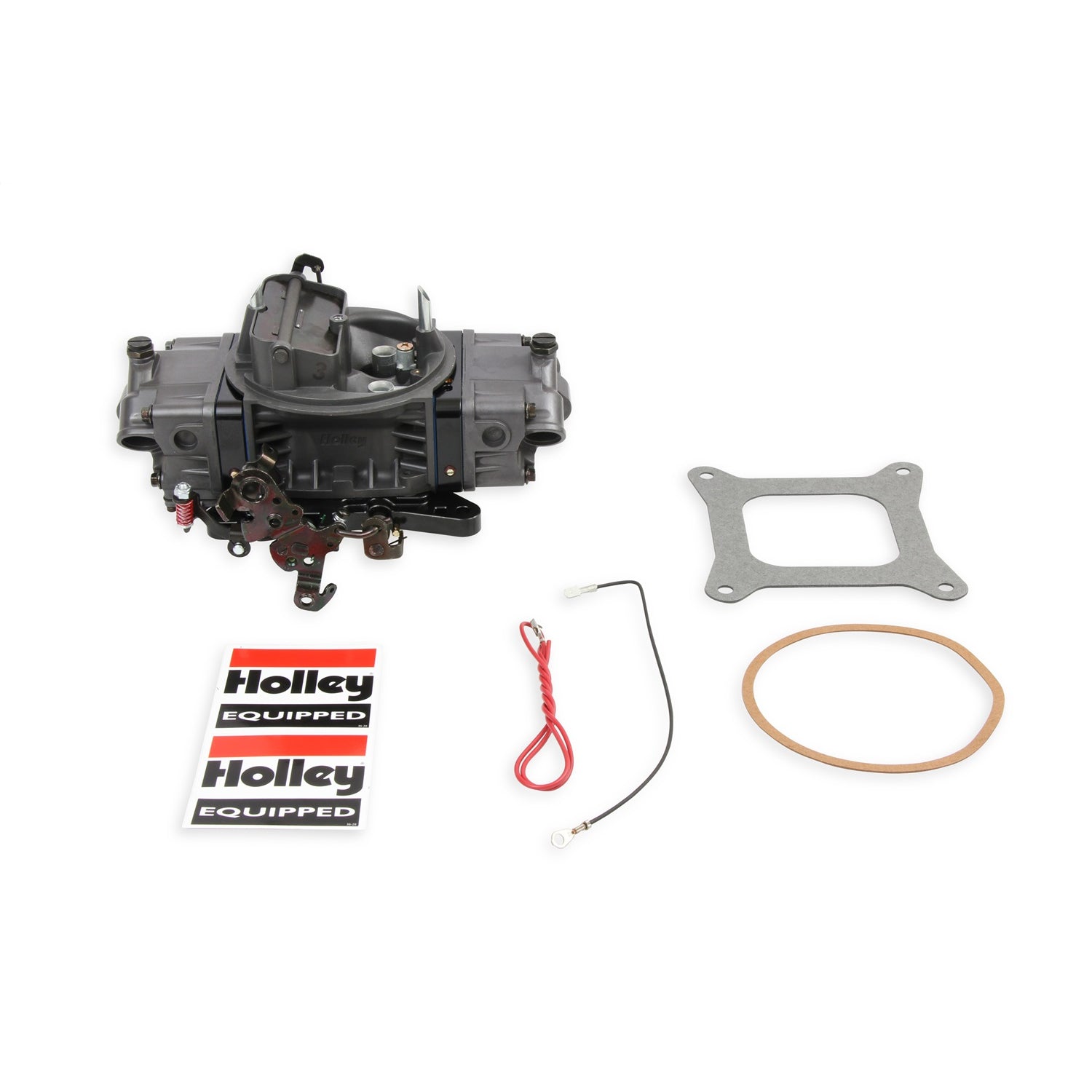 Holley 850 CFM Ultra Double Pumper Carburetor - Gray/Black