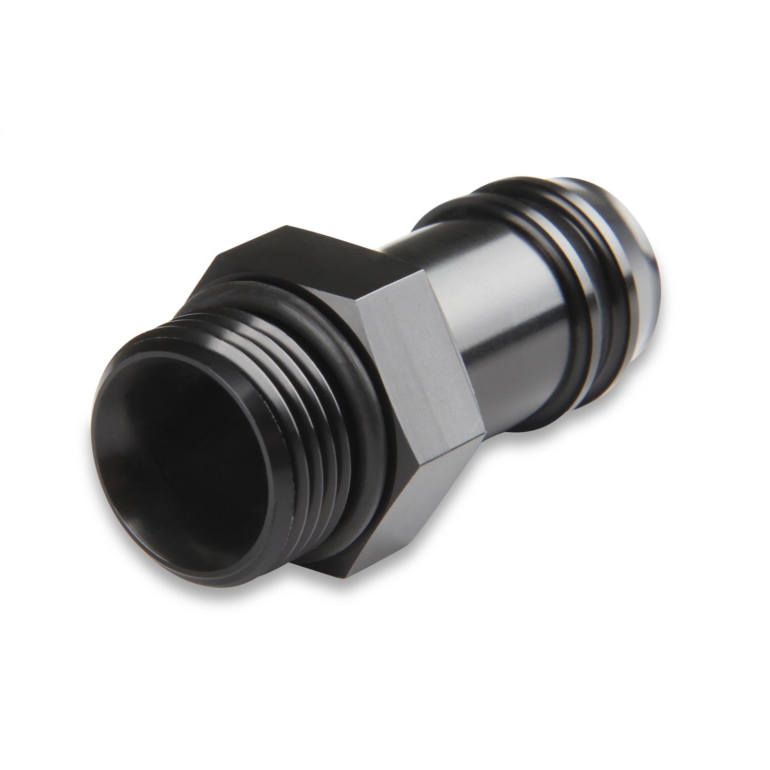 Earl's Tube End Fitting - 10 AN Male to 3/4" Tubing - Aluminum - Black Anodize