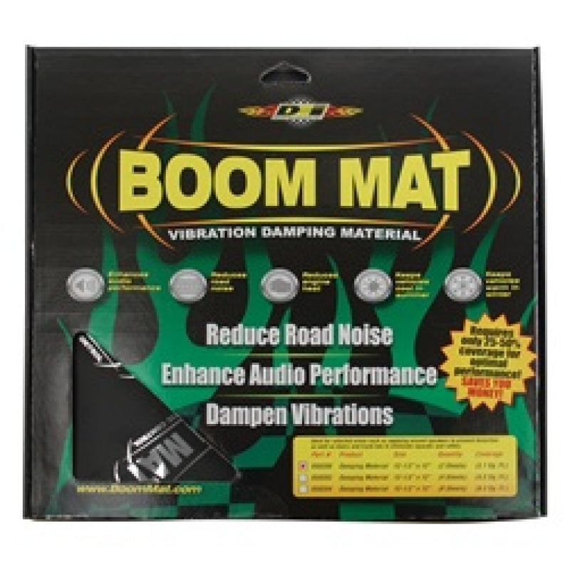 DEI Boom Mat - 12 x 12-1/2 in Sheet - 1/2 in Thick - Black/Silver (Pair)