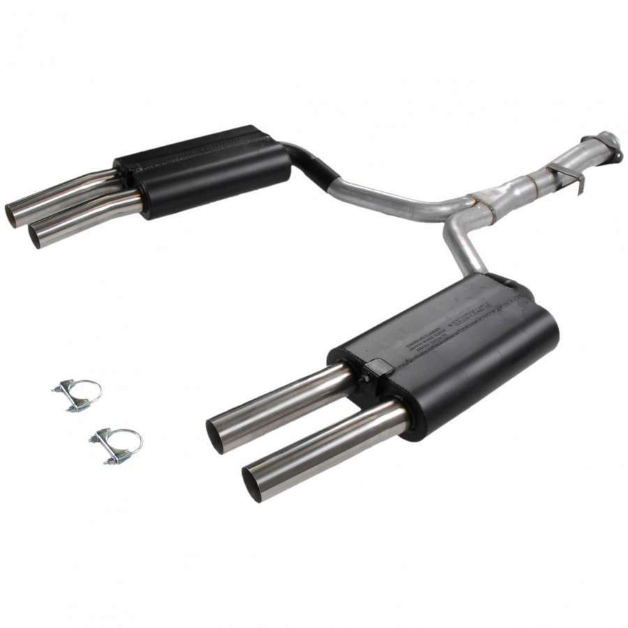 Flowmaster Force II Dual Exhaust System - 1986-90 Chevy Corvette 5.7L