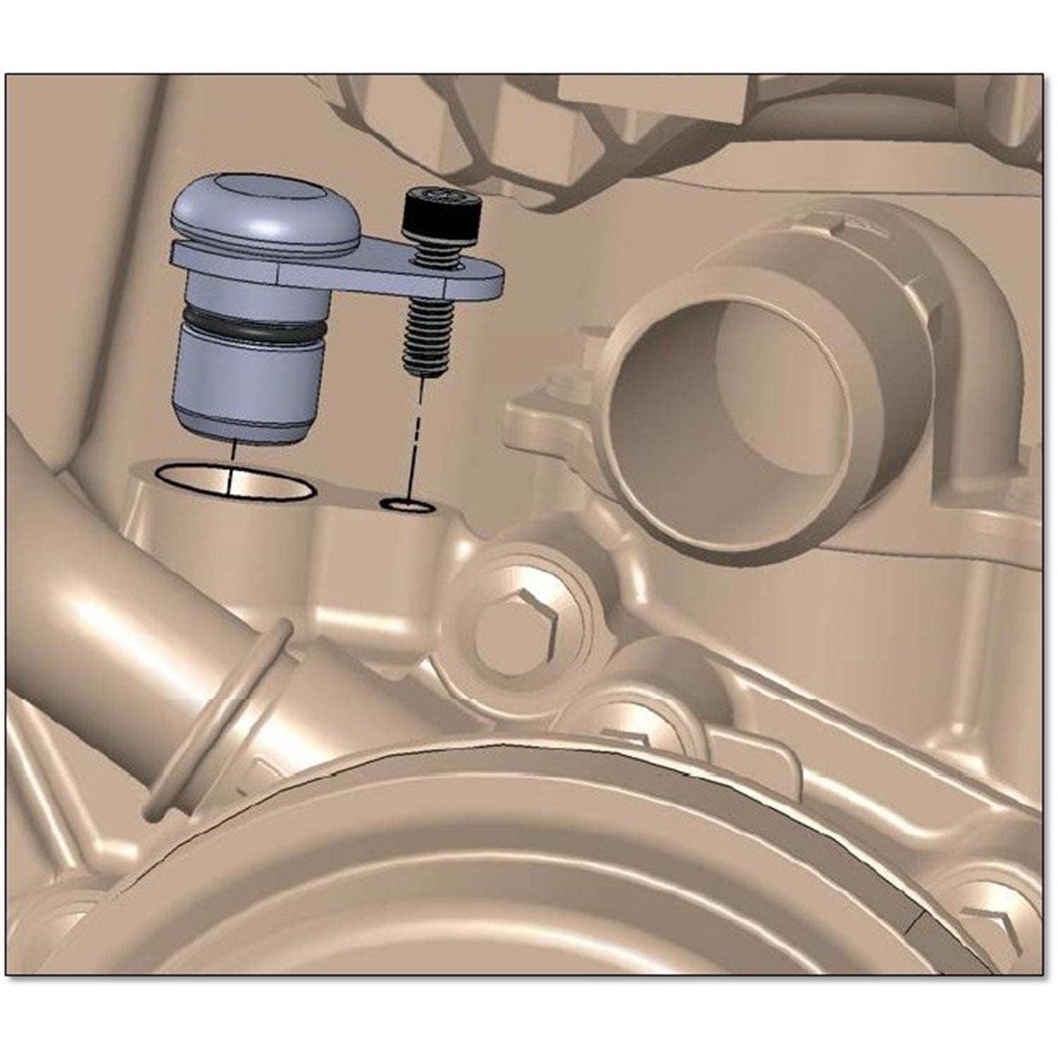 Holley Heater Hose Block-Off Kit - Ford 7.3L Godzilla