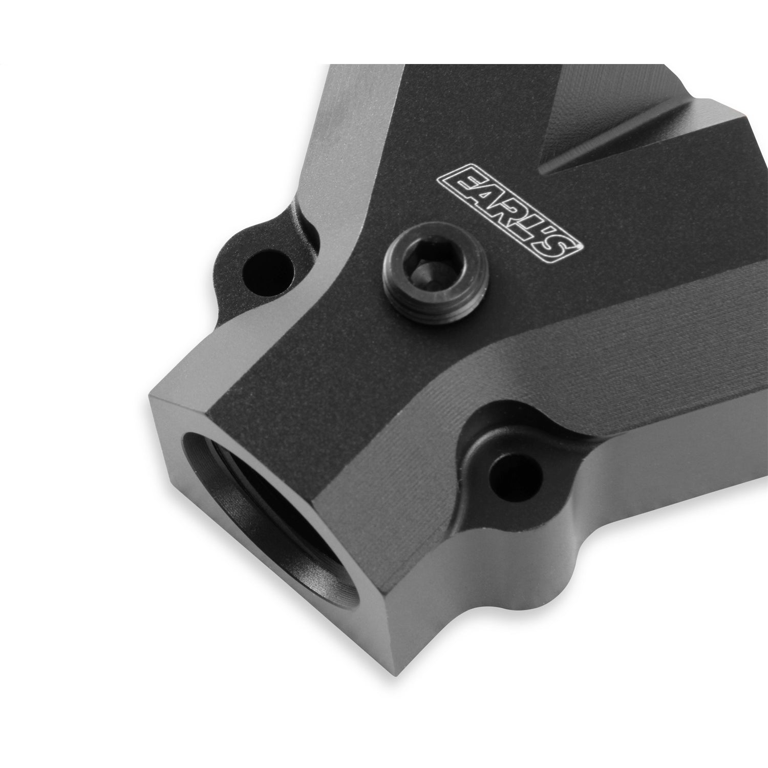 Earl's Fuel Y-Block 1/2" NPT Inlet-Dual 3/8" NPT Out