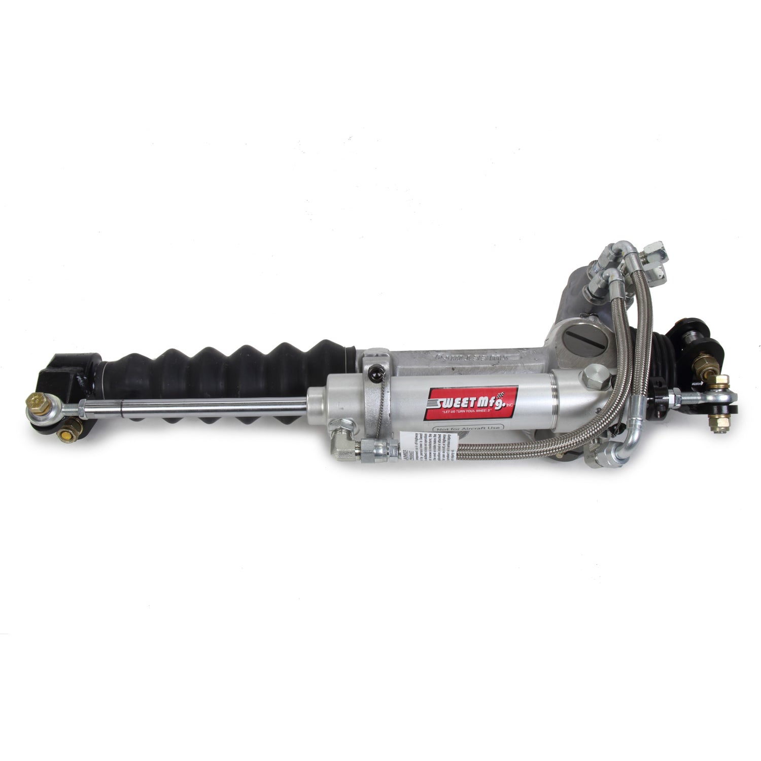 Sweet Power Rack and Pinion - 0.250 in Servo - 4 in Speed - 19-3/4 in Center - 5/8 in Slotted On Center Rod End Eye