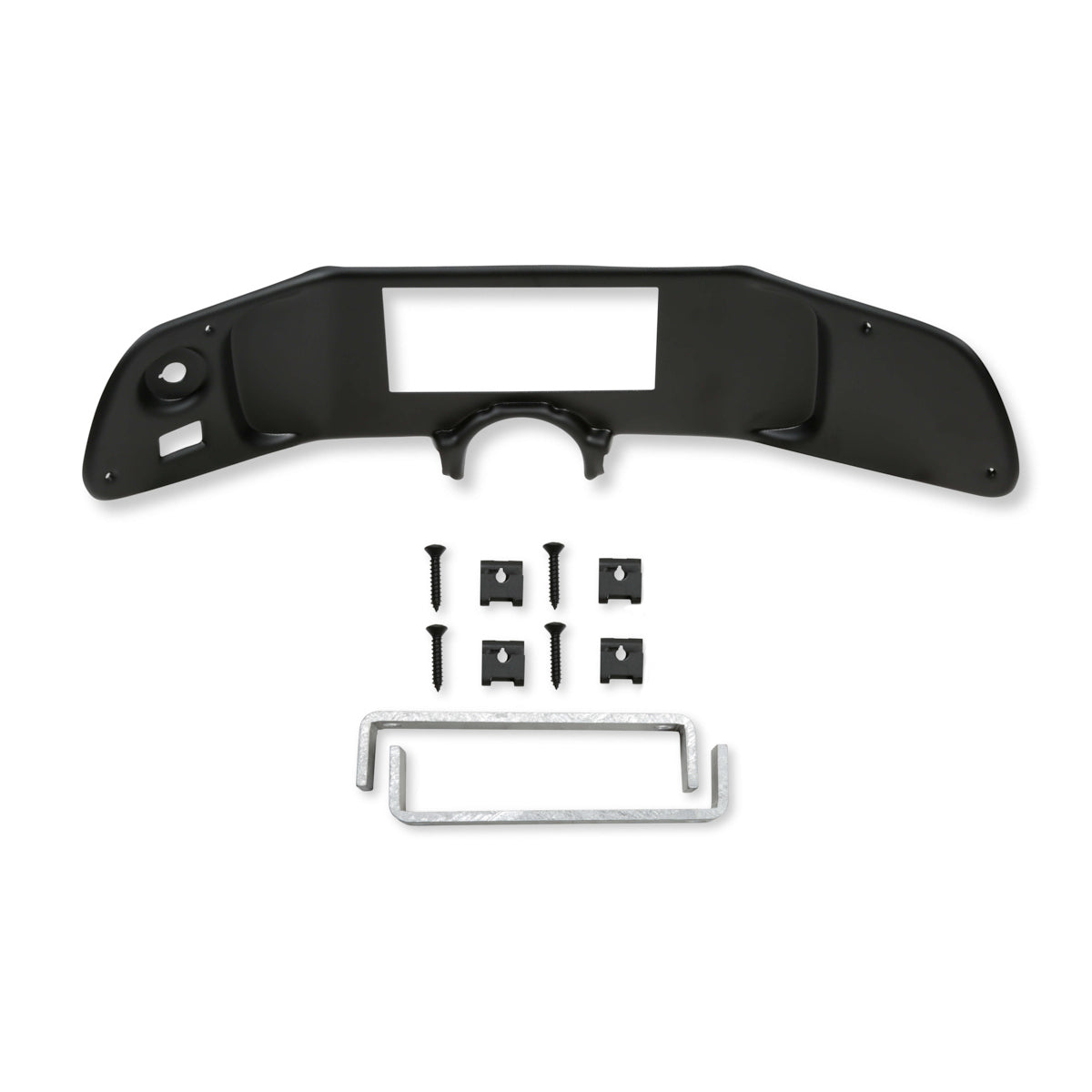 Holley EFI 6.86 in Dash Bezel - Black - GM F-Body 1970-78