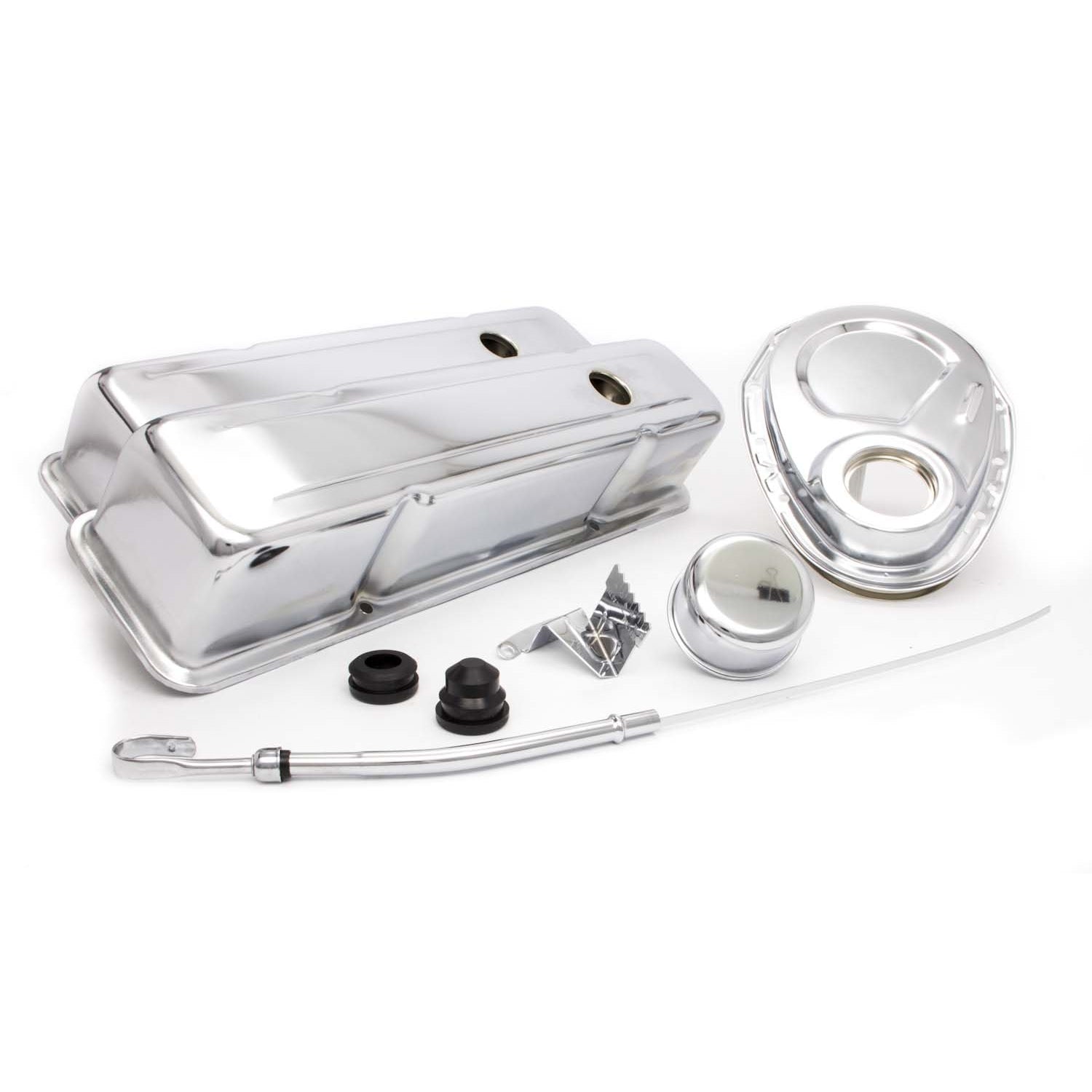 Racing Power Engine Dress Up Kit - Chrome - Small Block Chevy