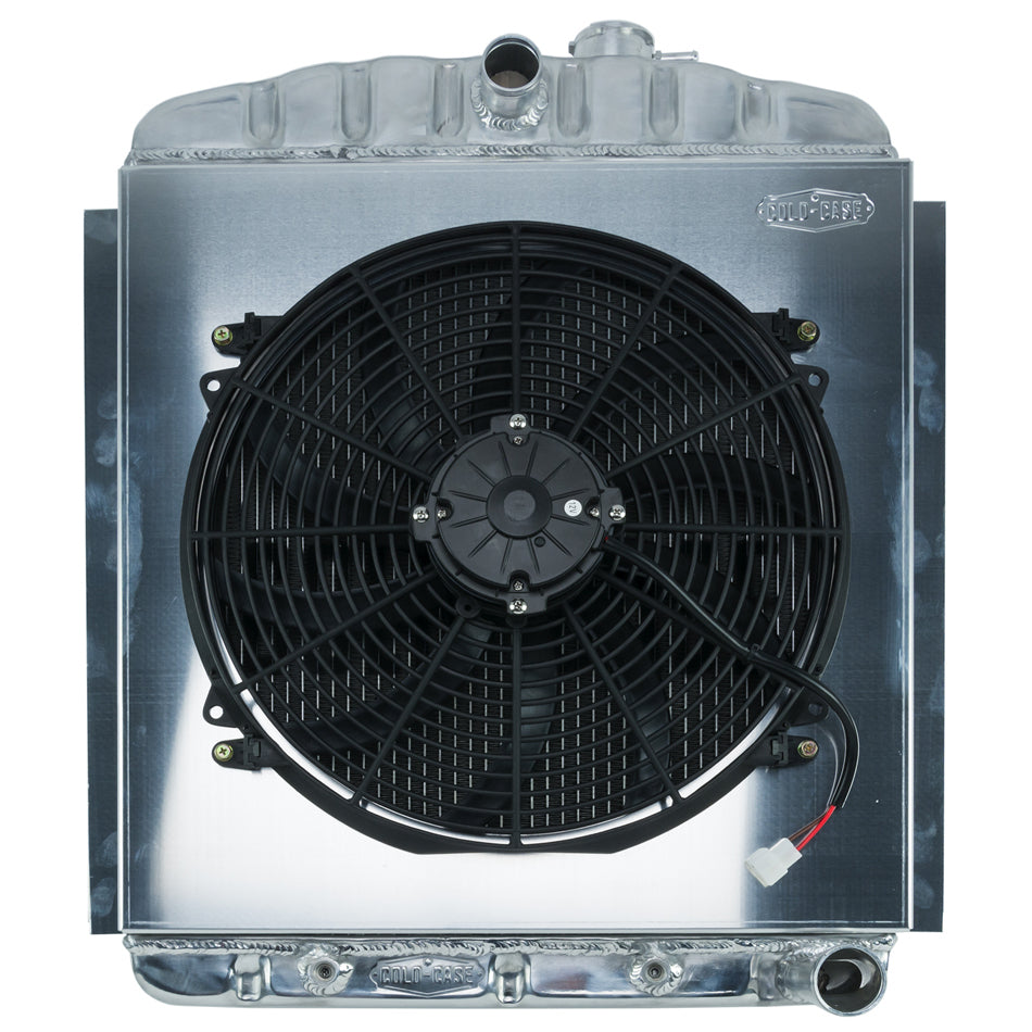 Cold-Case Aluminum Radiator and Fan - 22.6" W x 27" H x 3" D
