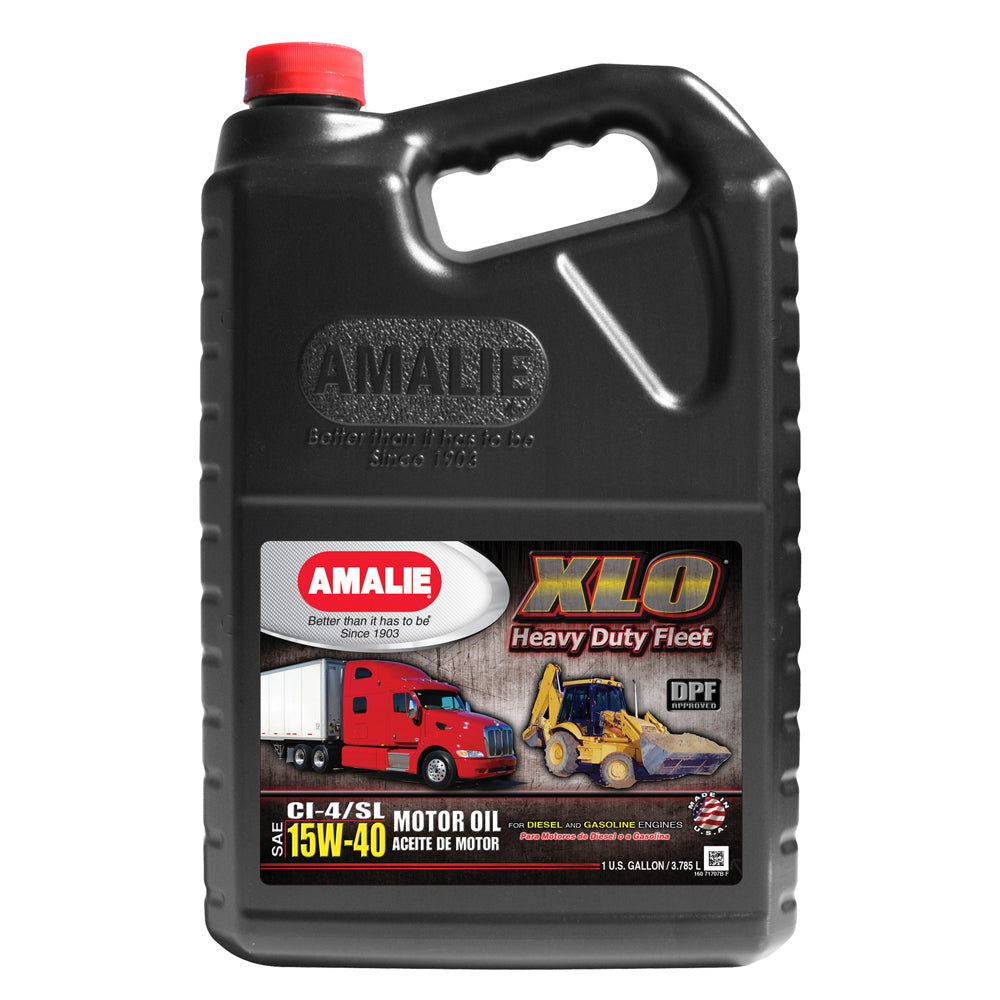 Amalie XLO Heavy Duty Fleet Motor Oil - 15W40 - Conventional - 1 Gal. Jug