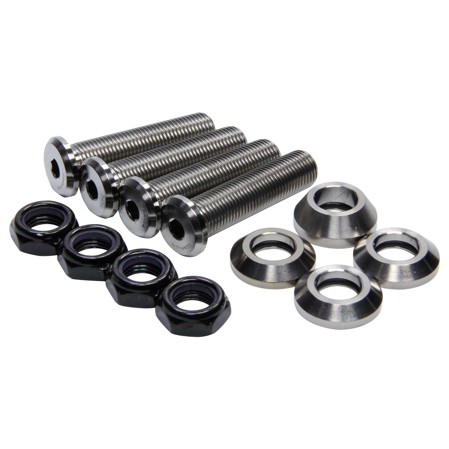 Ti22 Button Head Tie Rod And Drag Link Kit - Titanium