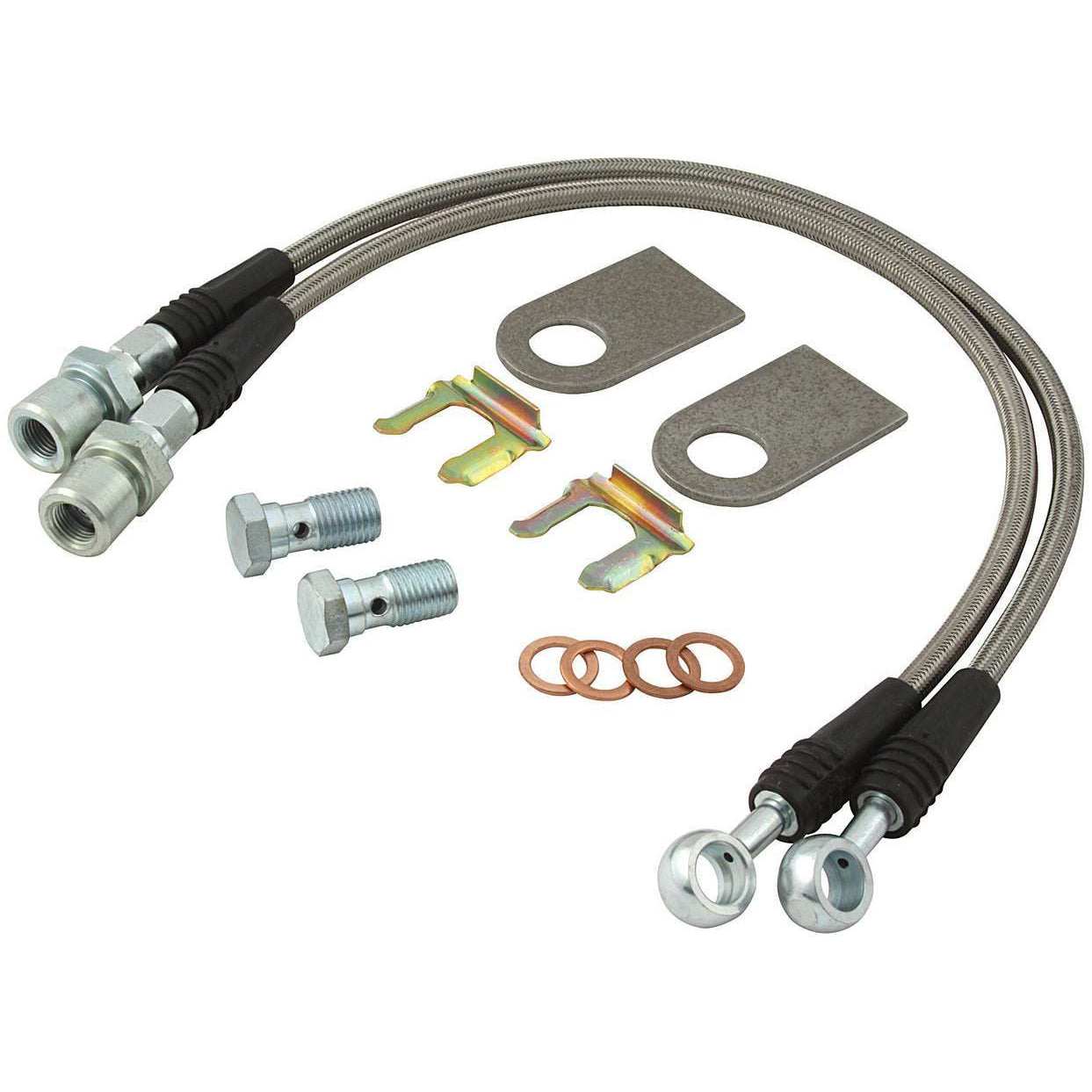 Allstar Performance Big GM D.O.T Brake Hose Kit - 7/16"-20 Bolts