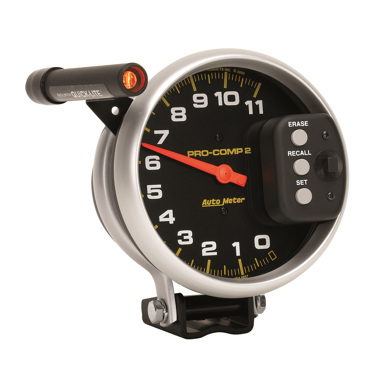 Auto Meter 11,000 RPM Pro-Comp II 5" Single Range Tachometer