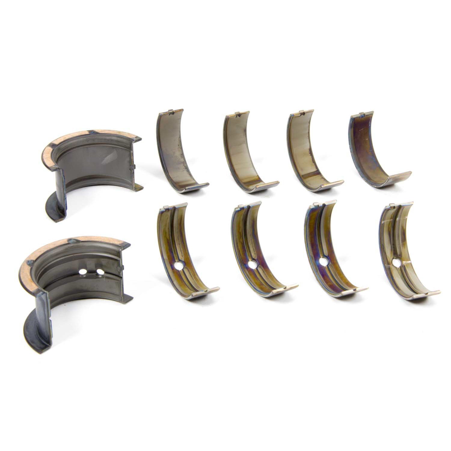 Clevite H-Series Main Bearings - 1/2 Groove - .010" Undersize - Tri Metal - SB Chevy - Small Journal - Set