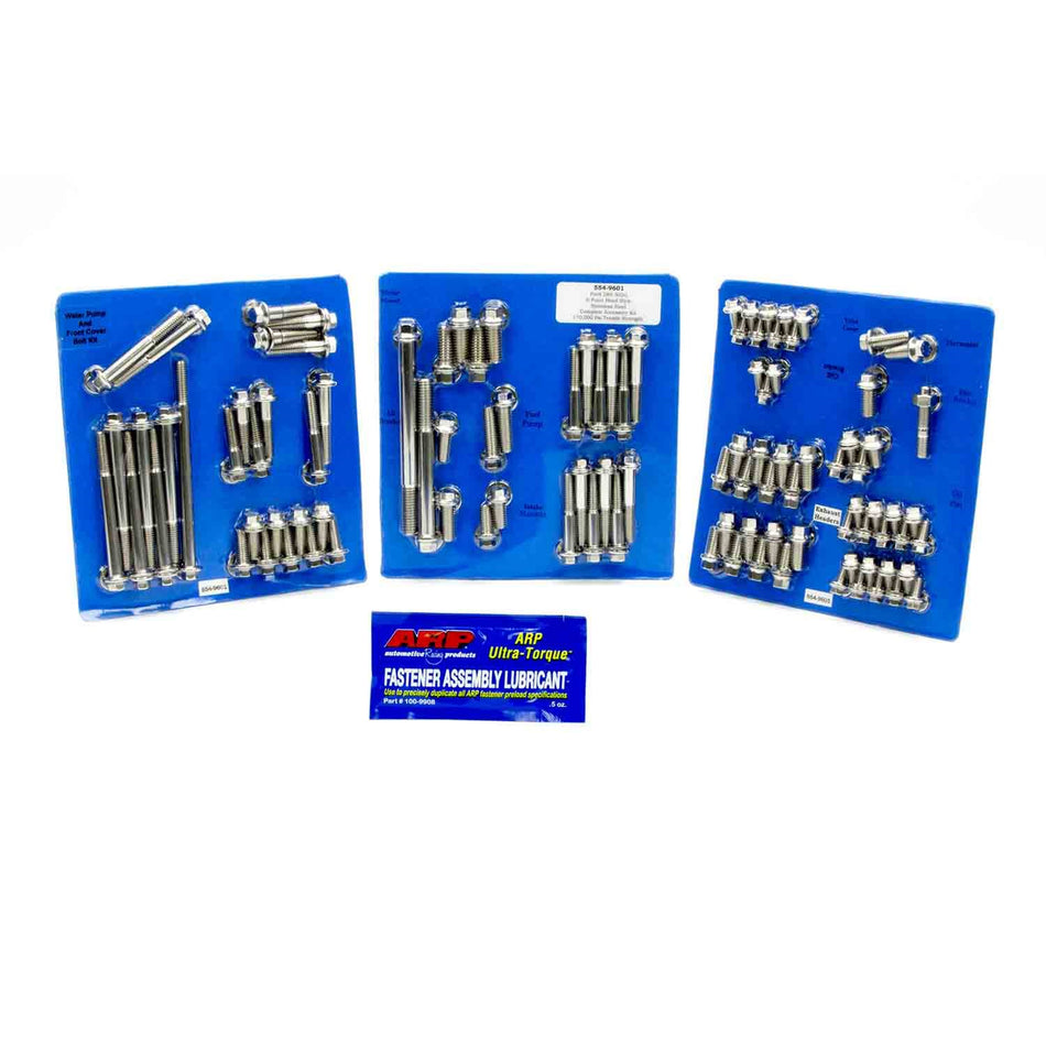 ARP Stainless Steel Complete Engine Fastener Kit - Ford 289-302 - Hex Heads