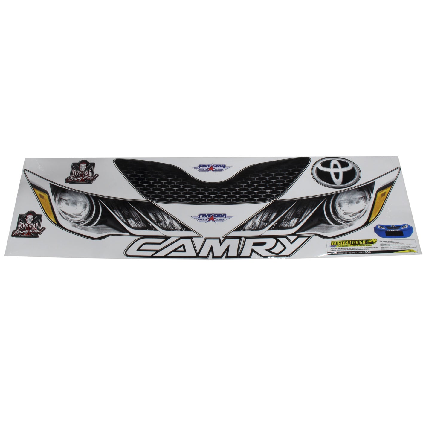 Five Star Toyota Camry Nose Only Graphics Kit