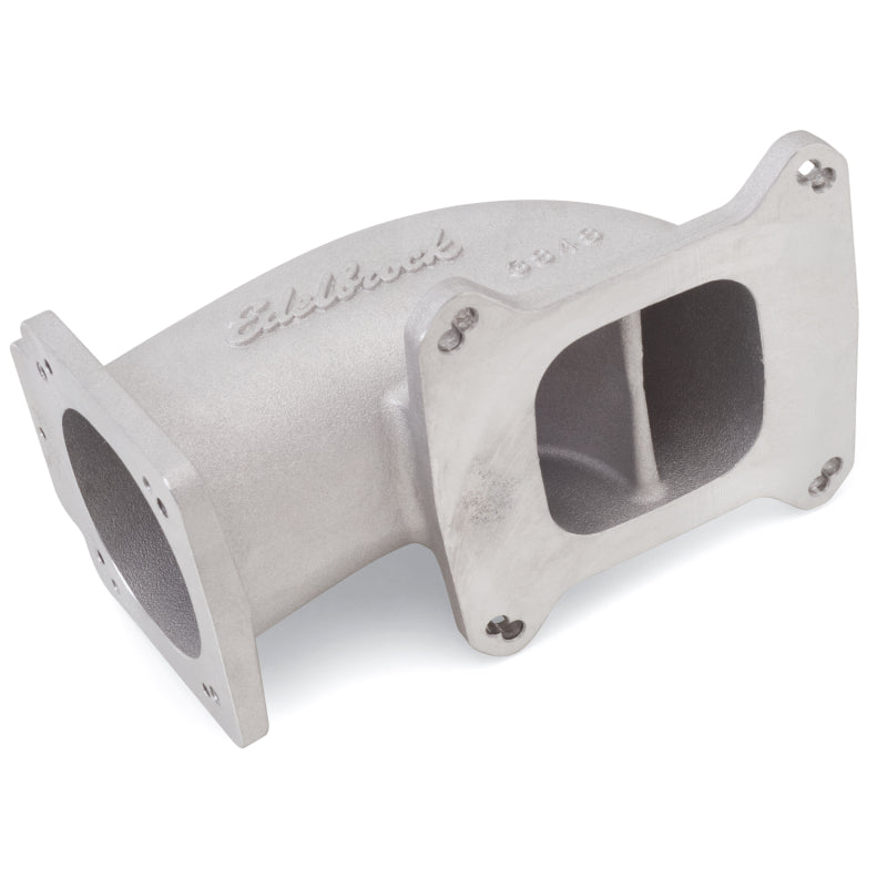 Edelbrock Low Profile Intake Elbow - 90 mm Max Throttle Body - Square Bore
