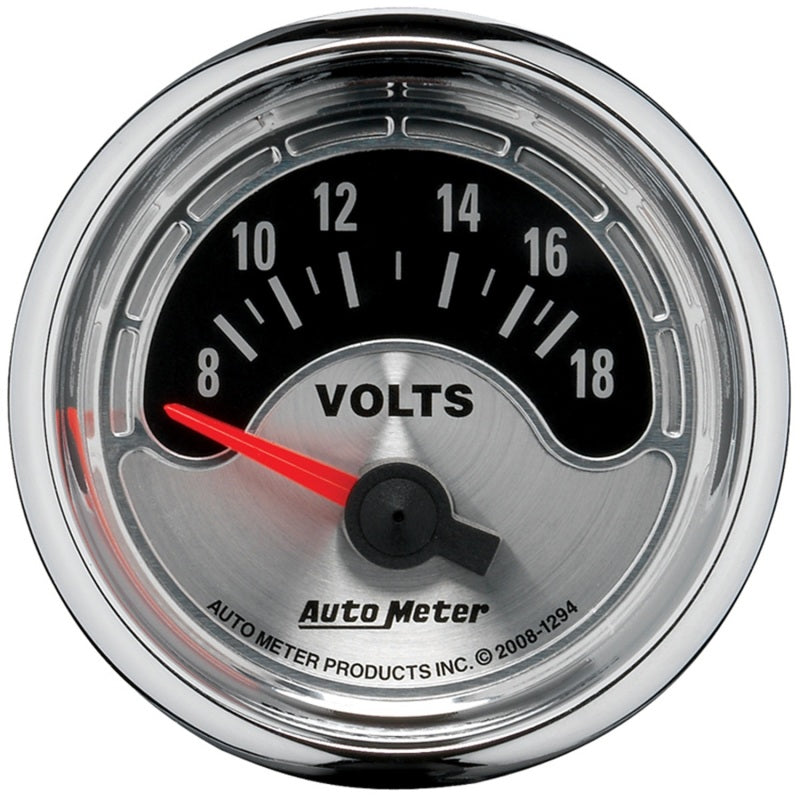 Auto Meter American Muscle Voltmeter Gauge - 2-1/16"