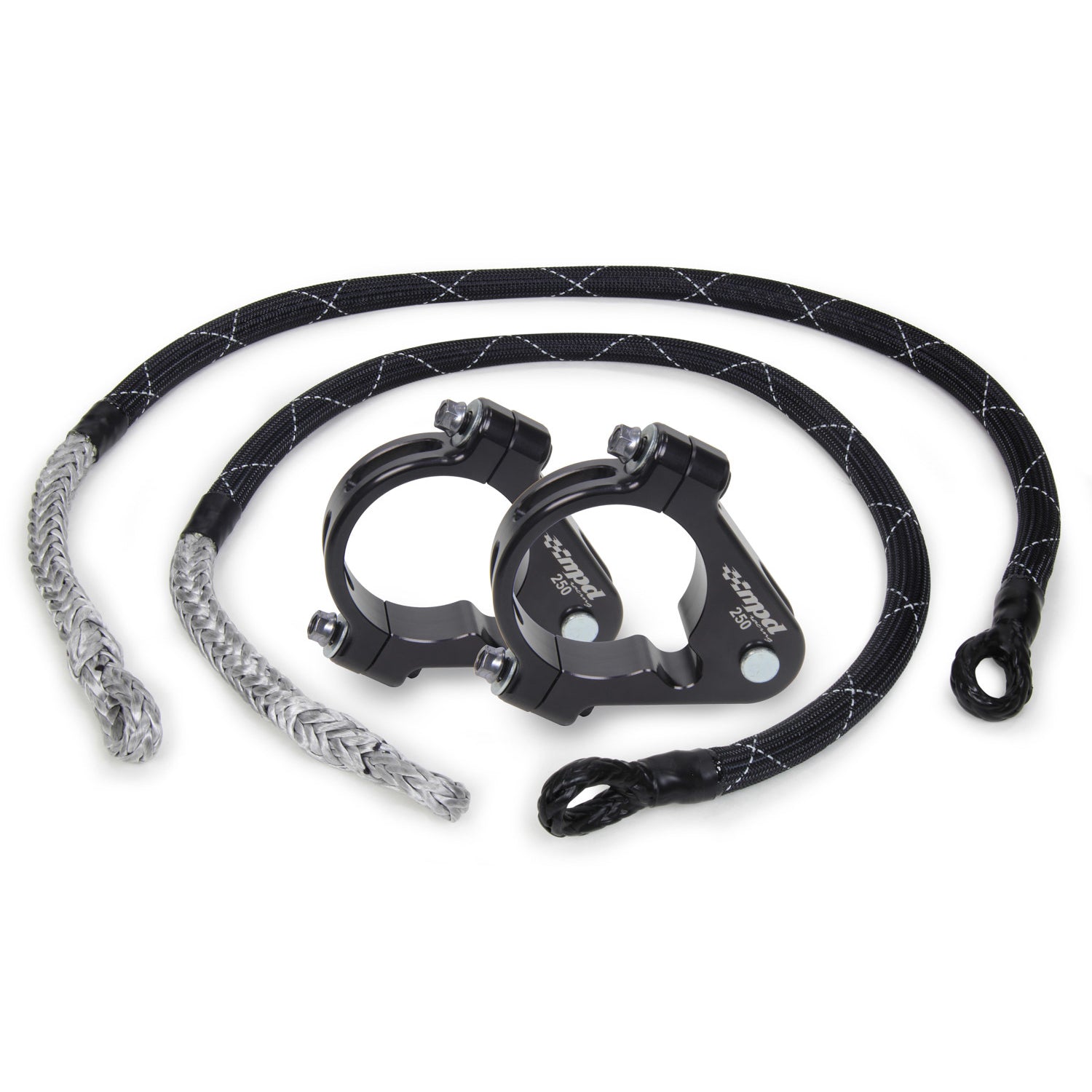 MPD Axle Tether - Aluminum - Black - 2-1/2" Axle Tube