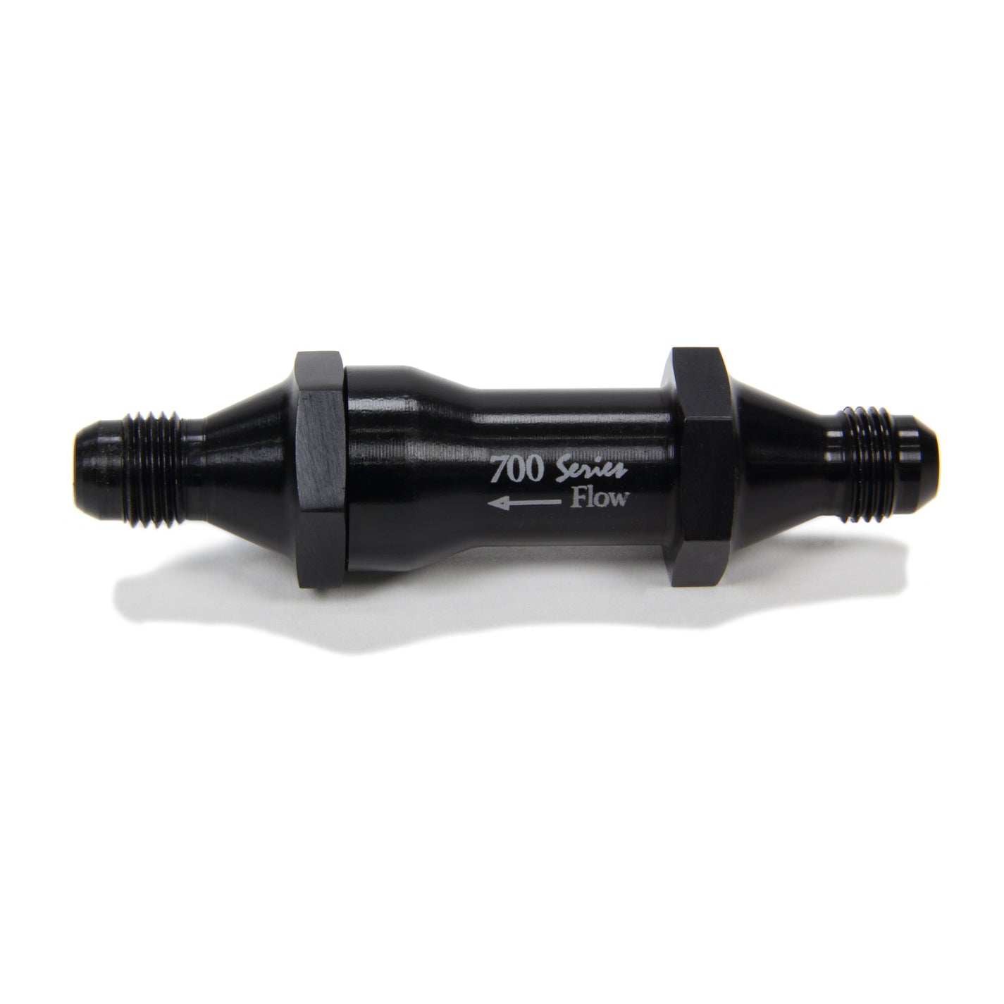 Peterson 700 Series In Line Filter - 60 Micron -06 AN 7/8-20 Holly Carburetor Fitting (Short)