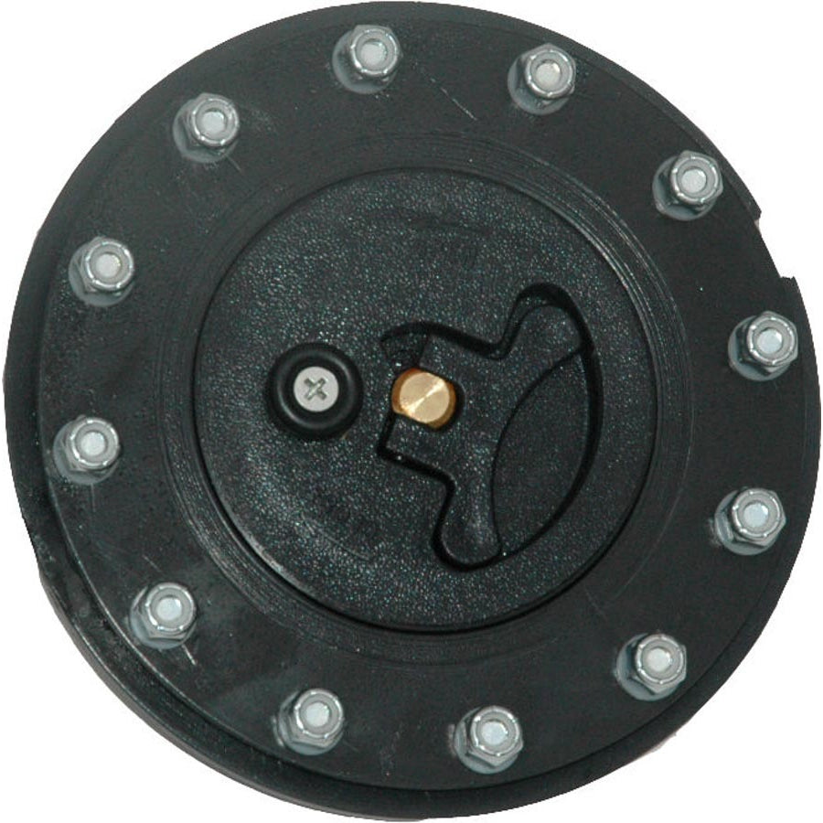 RCI Flush Mount Black Plastic Cap - 12-Bolt