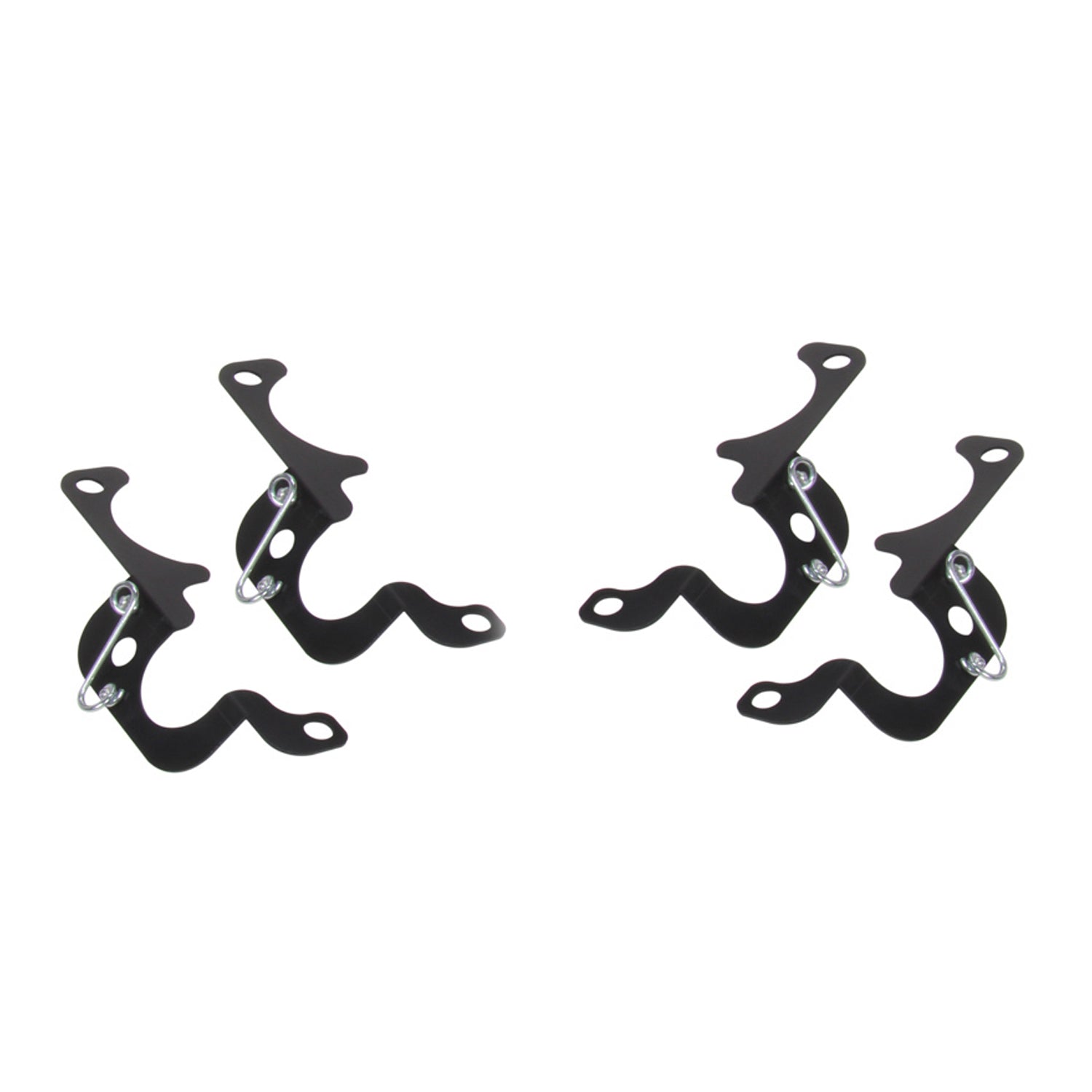 MPD Spark Plug Guard Brackets - Black Paint - Sprint Car - (Set of 4)