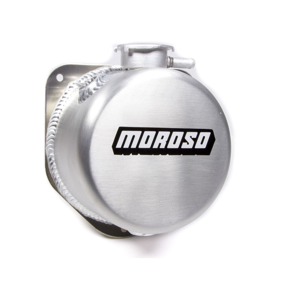 Moroso Aluminum Cooling System Expansion Tank - Stamped Filler Neck - 1-1/2 Quart Capacity - 3-5/8" Deep