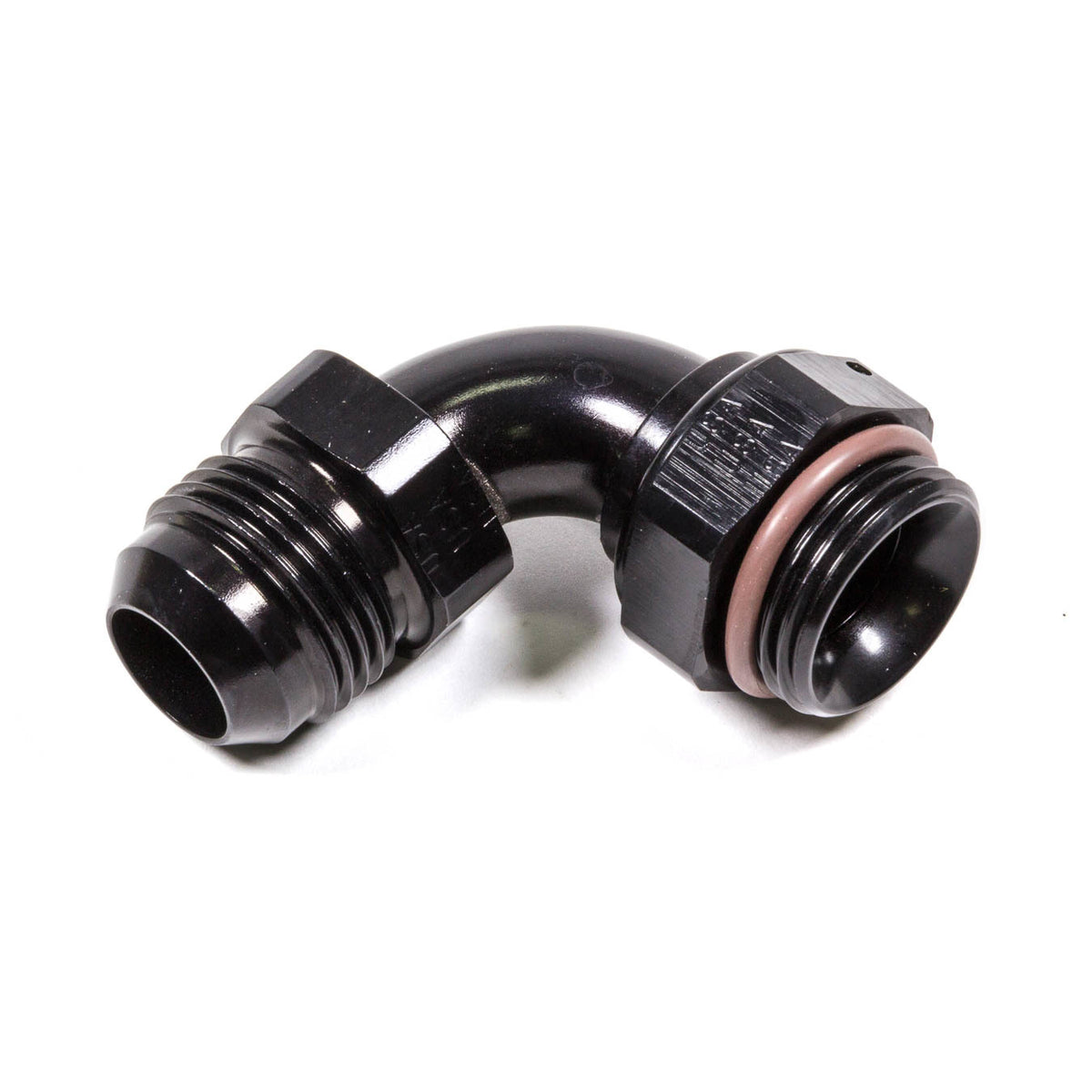 XRP Adapter Fitting 90 Degree 12 AN Male to 12 AN Male O-Ring Aluminum - Red Anodize