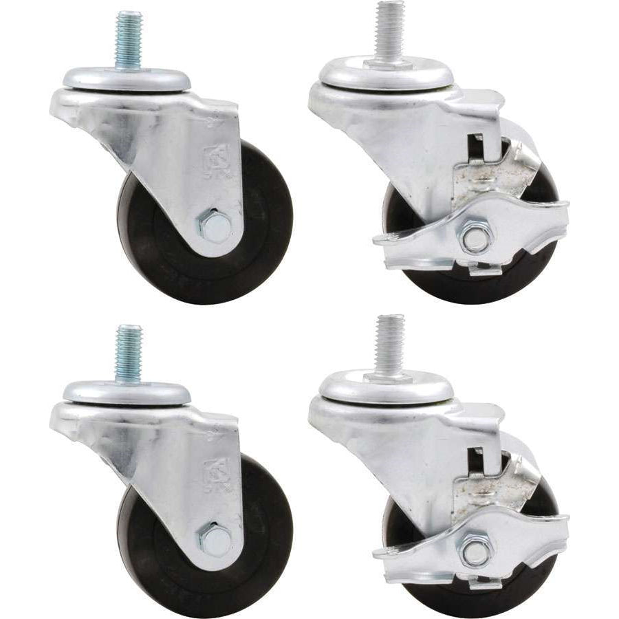 Allstar Performance Heavy Duty Engine Cradle Casters - 1/2 in Studs