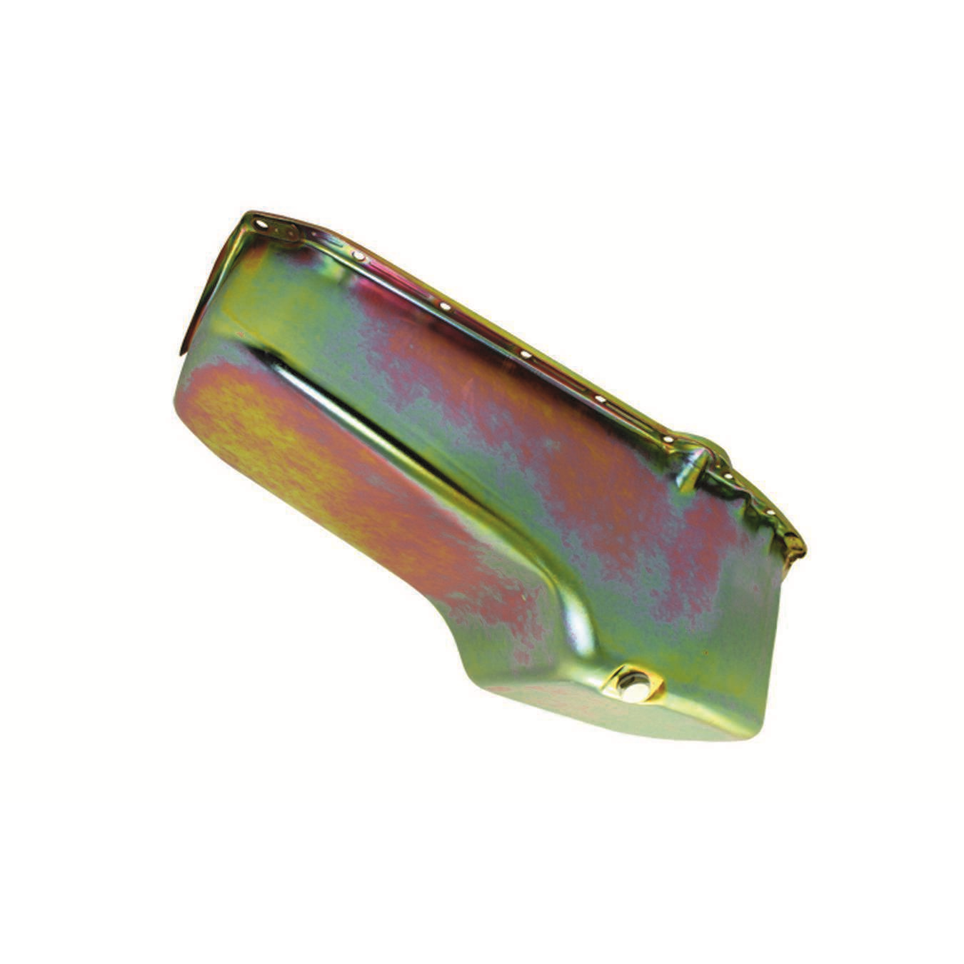 Specialty Products Rear Sump Engine Oil Pan 4 qt Stock Depth Steel - Zinc Oxide