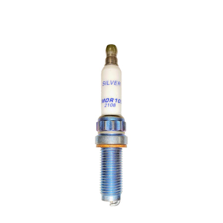 Brisk Silver Racing Spark Plug - 12 mm Thread - 26.1 mm R - Heat Range 10 - Gasket Seat - Resistor 2MOR10S