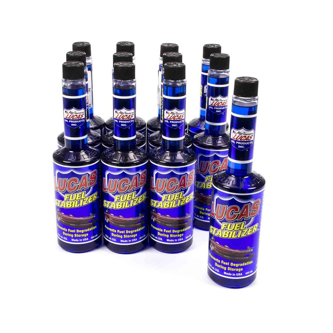 Lucas Oil Products Fuel Stabilizer Fuel Additive 15.00 oz Gas - Set of 12