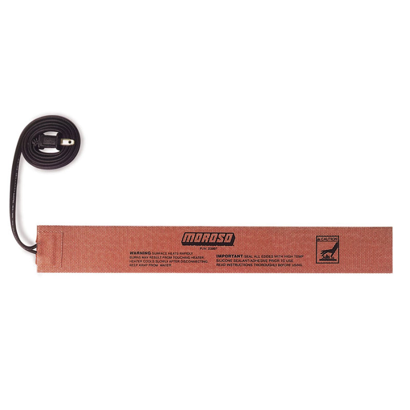 Moroso External Oil Tank 2" x 15" Self Adhesive External Heating Pad - 150 Watts