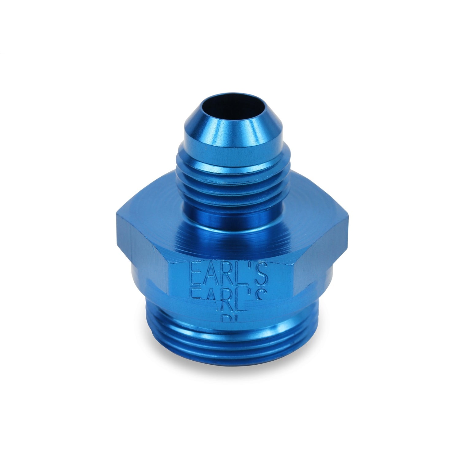Earl's Aluminum Dual Feed Holley (Short) Carburetor Adapter -06 AN to 7/8-20 Carb. Thread