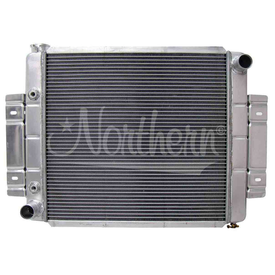 Northern 23-3/4" W x 19-5/8" H x 3-1/8" D Radiator Pass Inlet/Driver Outlet Aluminum Natural - Stock Motor