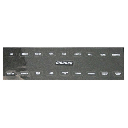 Moroso Switch Panel Label