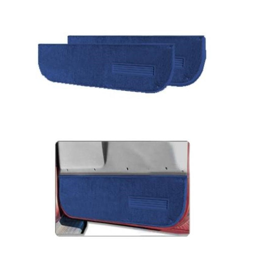 Lund Pro-Line Door Panel - Mildew Resistant - Lower - Carpet - Blue - (Pair)
