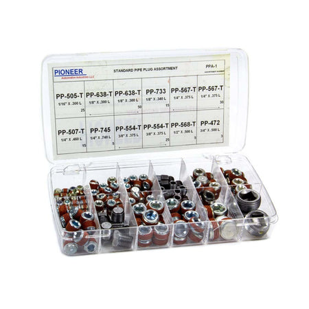 Pioneer Pipe Plug Assortment Kit - Standard