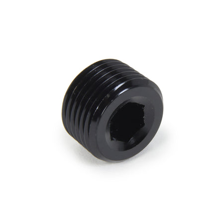 Triple X Race Co. Plug Fitting 1/2" NPT Allen Head Aluminum - Black Anodize