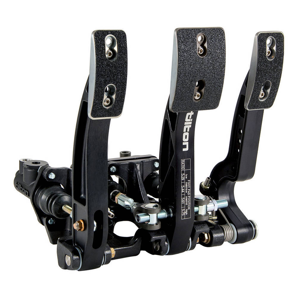 Tilton Triple Pedal Assembly Floor Mount Aluminum