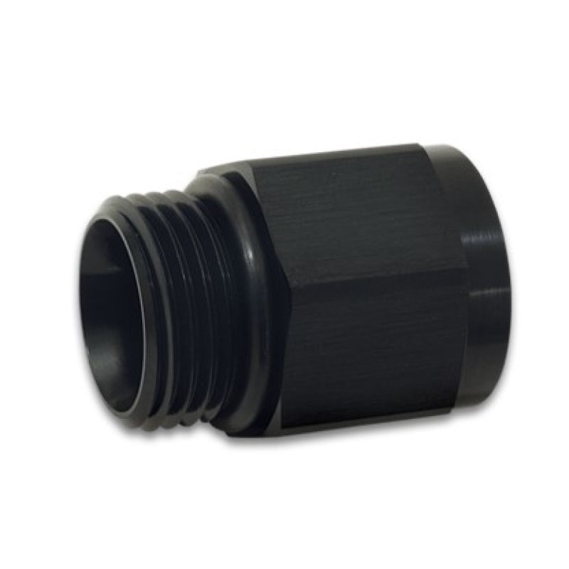 Vibrant Performance Straight 6 AN Male O-Ring to 12 mm x 1.500 Female Adapter - Black