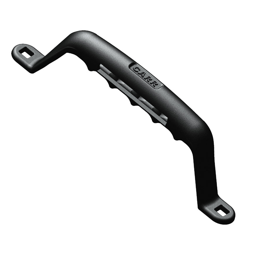 Carr Exterior Cab Grab Handle 10" Long Mounting Hardware Included Aluminum - Black Anodize