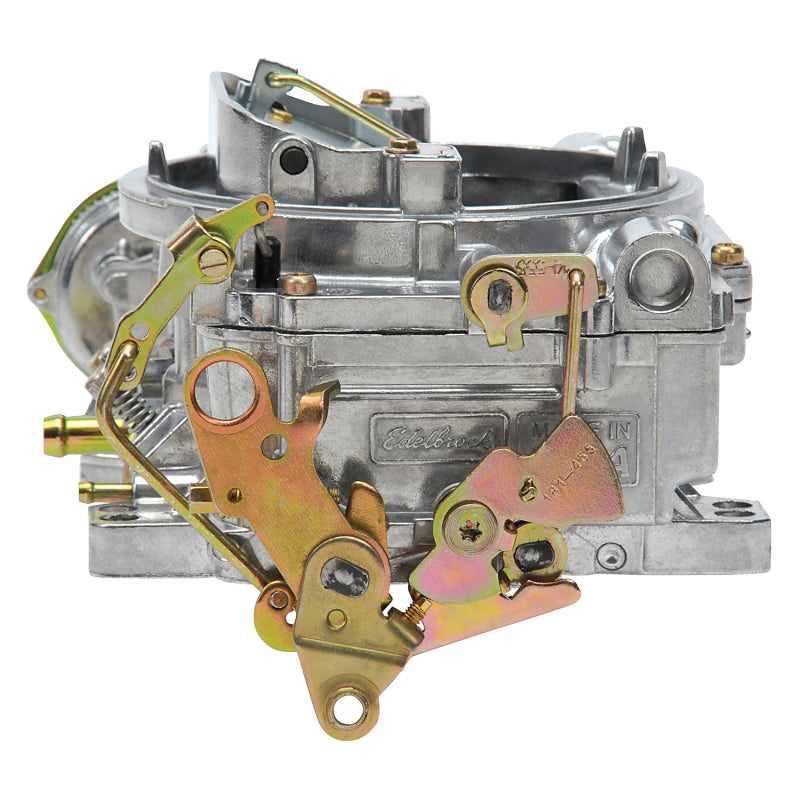Edelbrock Performer 500 CFM 4-Barrel Carburetor - Square Bore - Electric Choke - Mechanical Secondary - Single Inlet - Satin