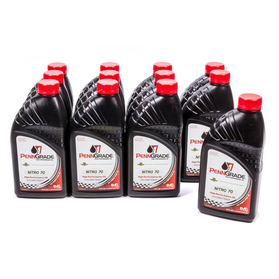 PennGrade Racing Oil Nitro 70 Racing Oil Case/12-Qt