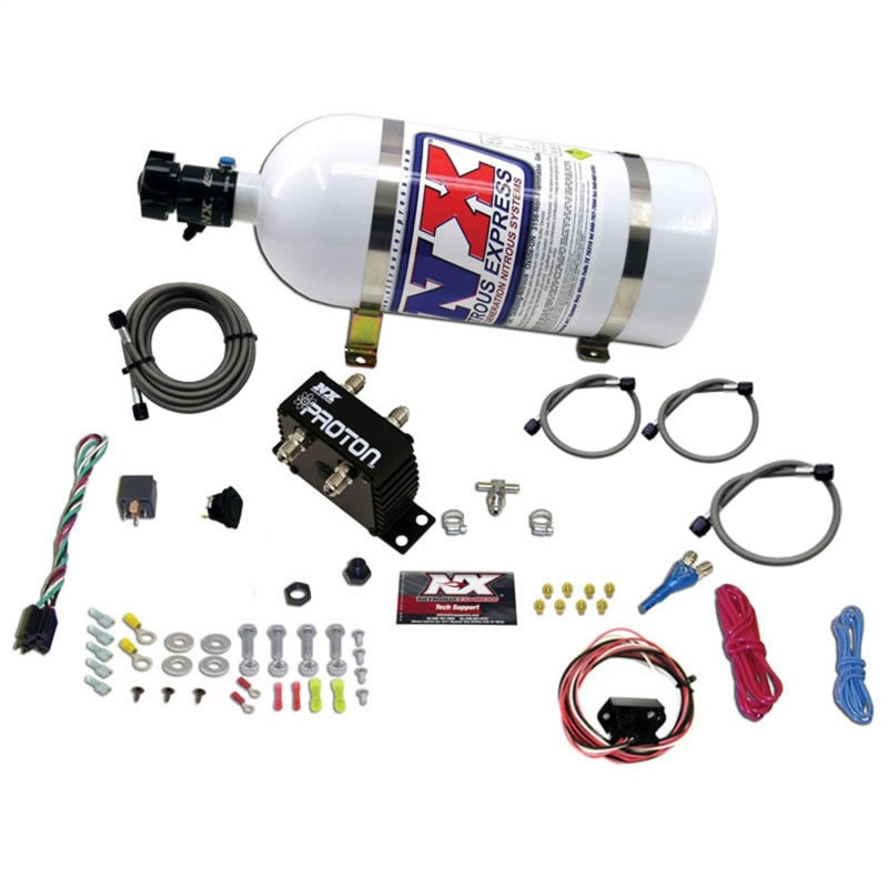 Nitrous Express Proton EFI Fly By Wire Nitrous System w/ 10 lb. Bottle and Brackets