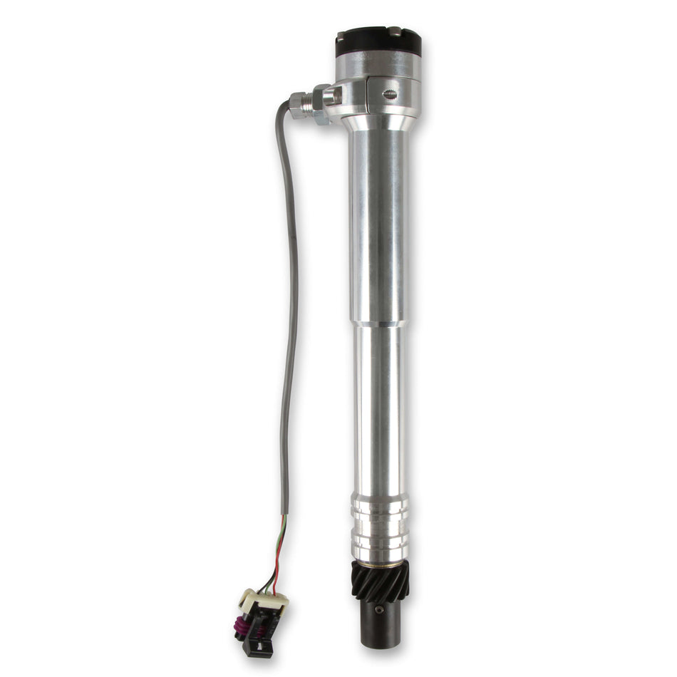 MSD Pro-Billet Oil Pump Drive - Distributor Plug - Hall Effect - Camshaft Sync - Billet Aluminum/Melonized Gear - Adjustable - Big Block Chevy