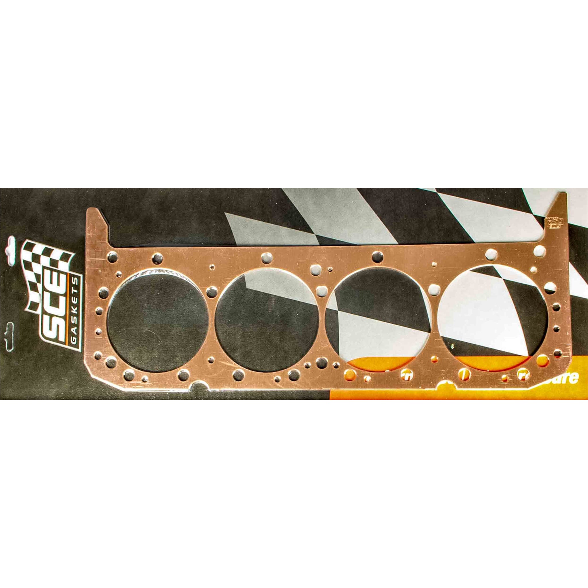 SCE SB Chevy Copper Cylinder Head Gasket - 4.155 x .032
