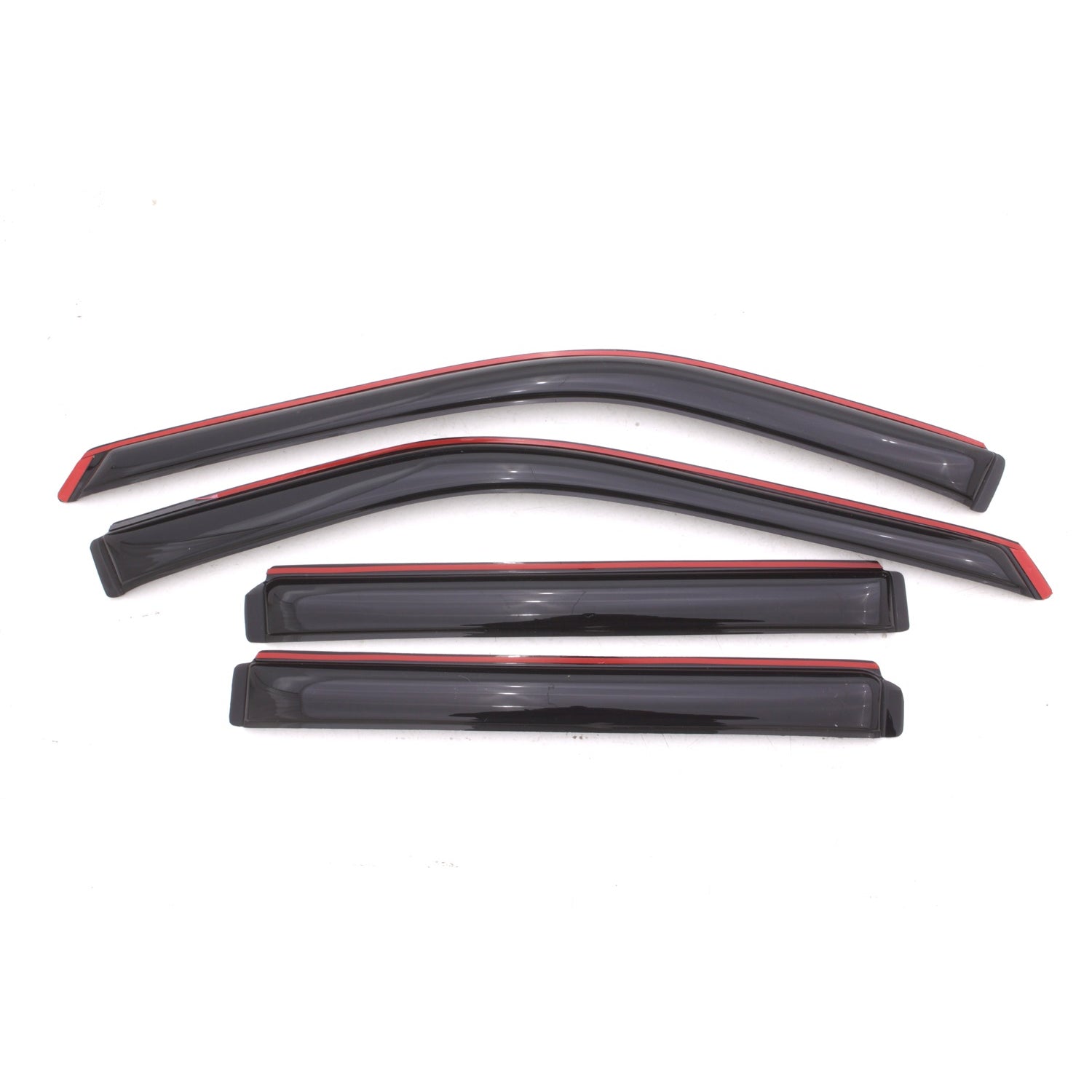 Lund Front / Rear In-Channel Ventvisor - Stick-On - Dark Smoke - Ford Midsize SUV 2011-14