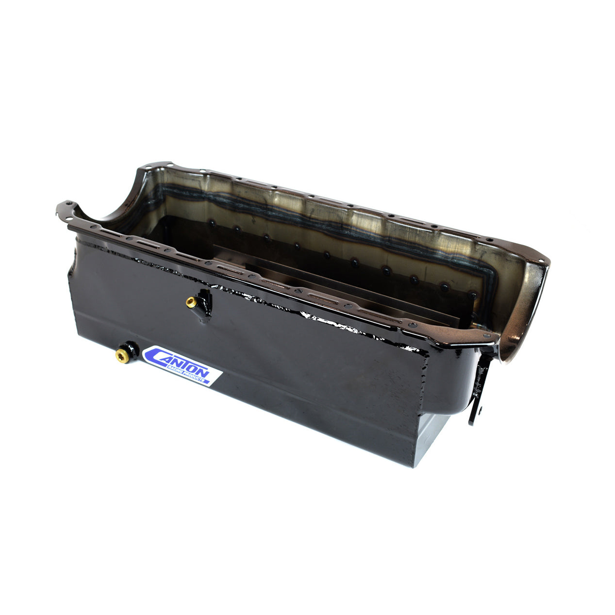 Canton Marine Full Sump Oil Pan - 9 Quart - 8 in Deep - Black Powder Coat - 2 Piece Seal - Big Block Chevy